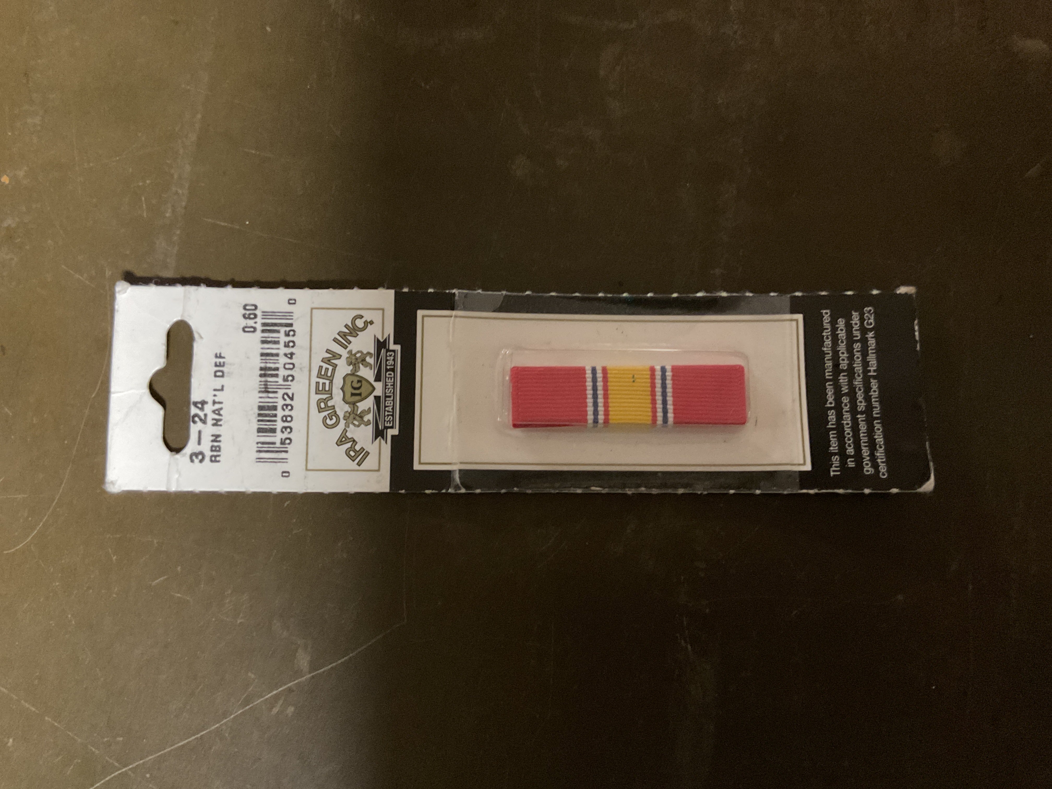 U.S. Army National Defense Service Medal Ribbon Bar – Whiskey Rebellion ...