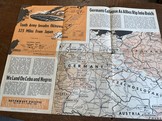 WWII News Map