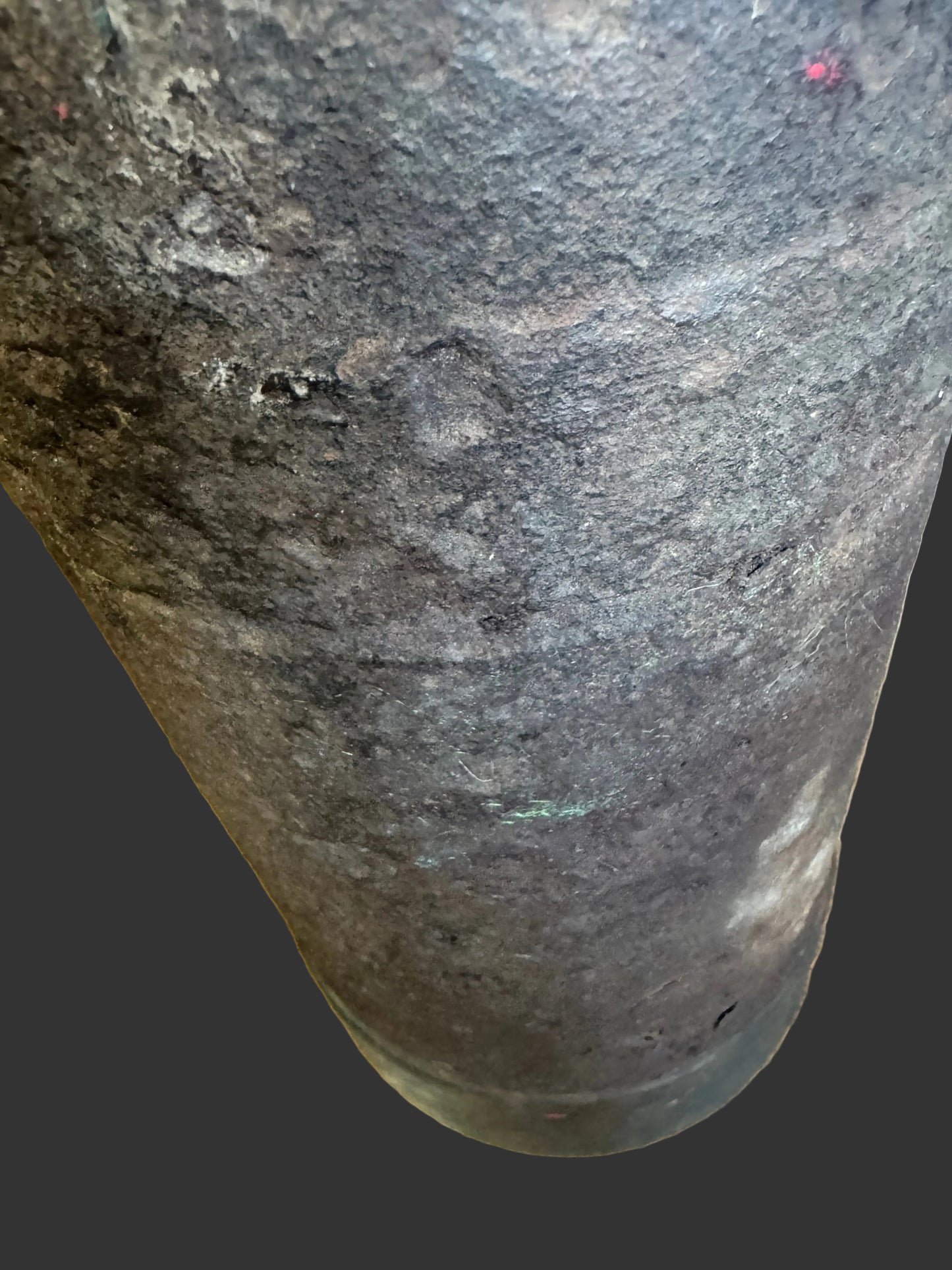 Massive Civil War 200-Pound Parrott Rifle Shell – 94 lb Inert Siege Artillery Projectile with Original Copper Sabot