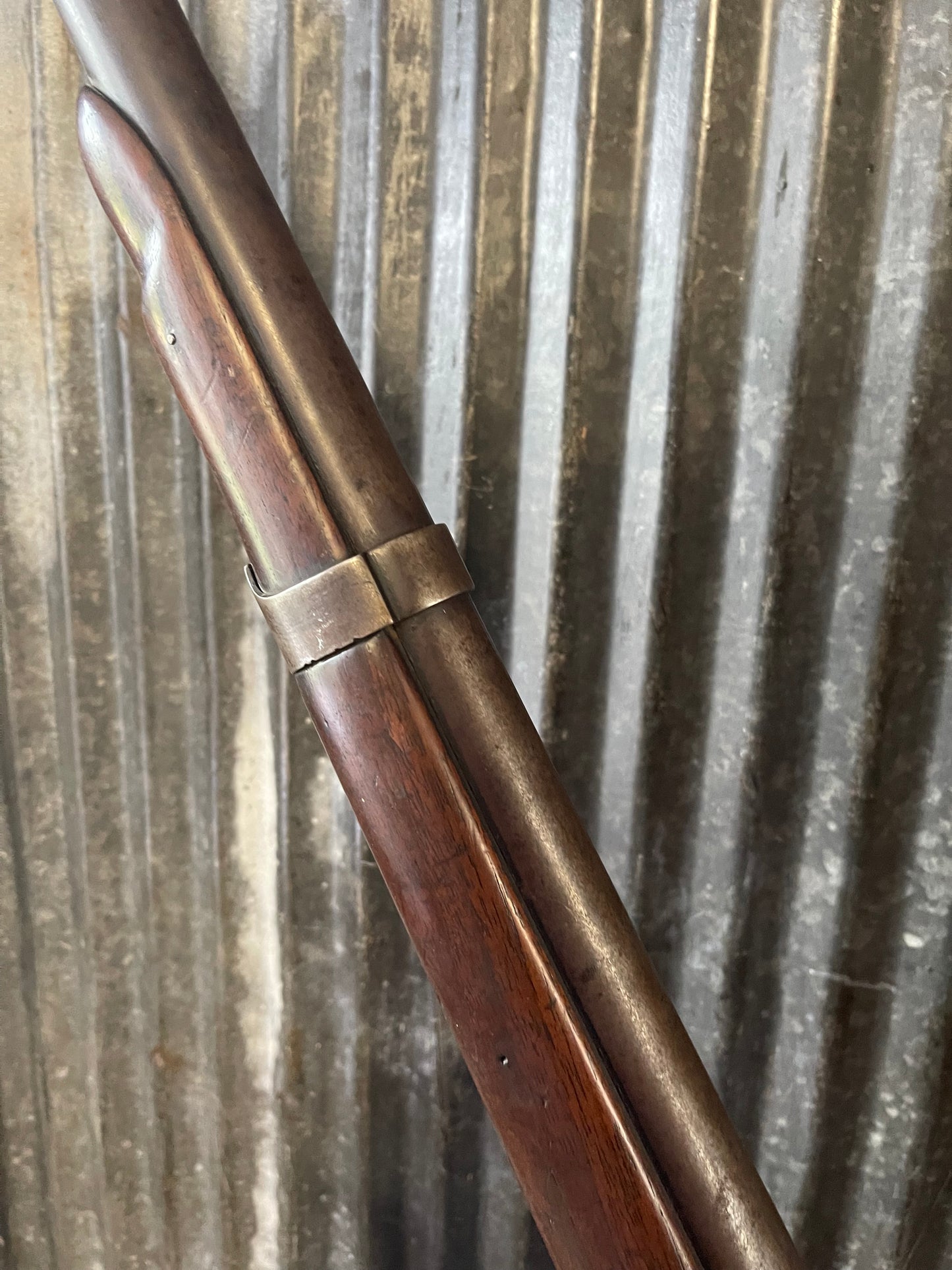 Antique Converted Zulu Shotgun – 10 Gauge Brass Shell Conversion