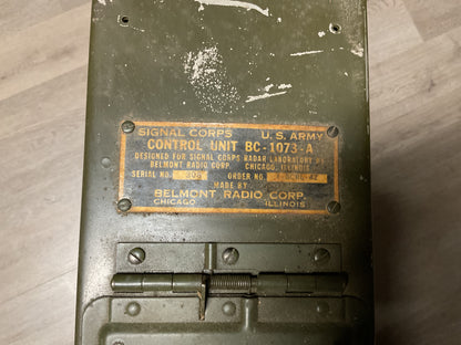 WWII U.S. Army Signal Corps Control Unit