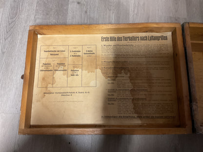 WWII German Tier-Luftschutzkasten