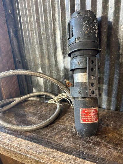 Vintage Military ID-15/APA Radar Indicator Scope / CRT Display Assembly
