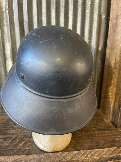 WWII German Luftschutz Gladiator Helmet – Decal – Size 54 – Original Finish