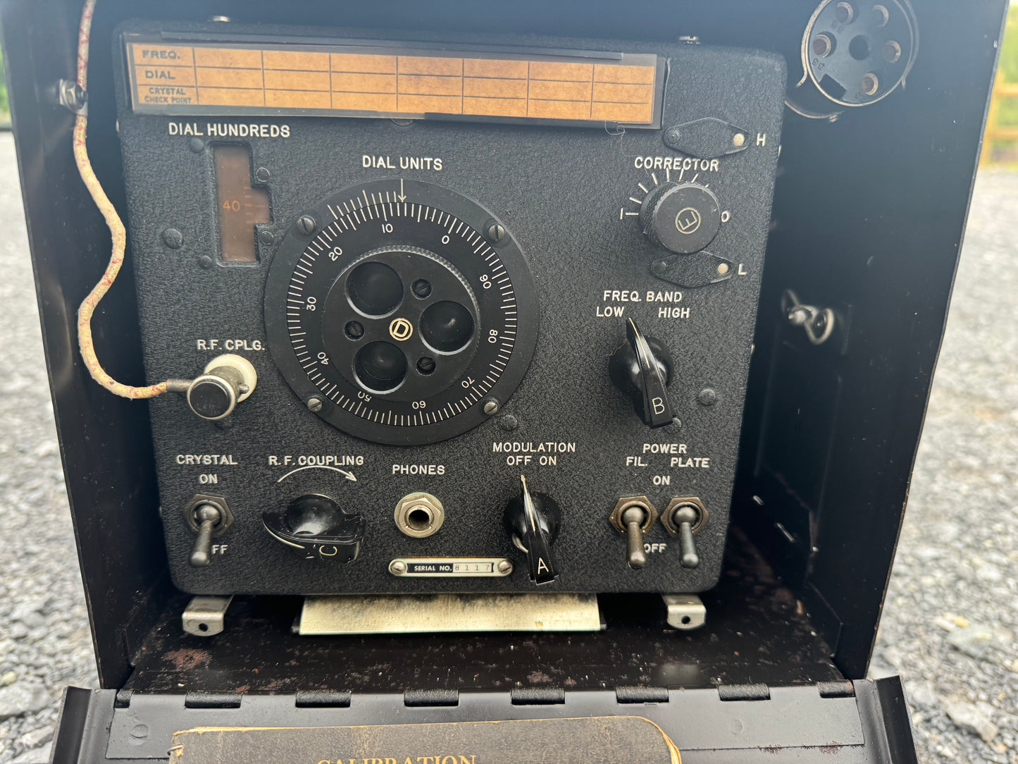 WWII U.S. Navy Bendix CRR-74028 Heterodyne Frequency Meter