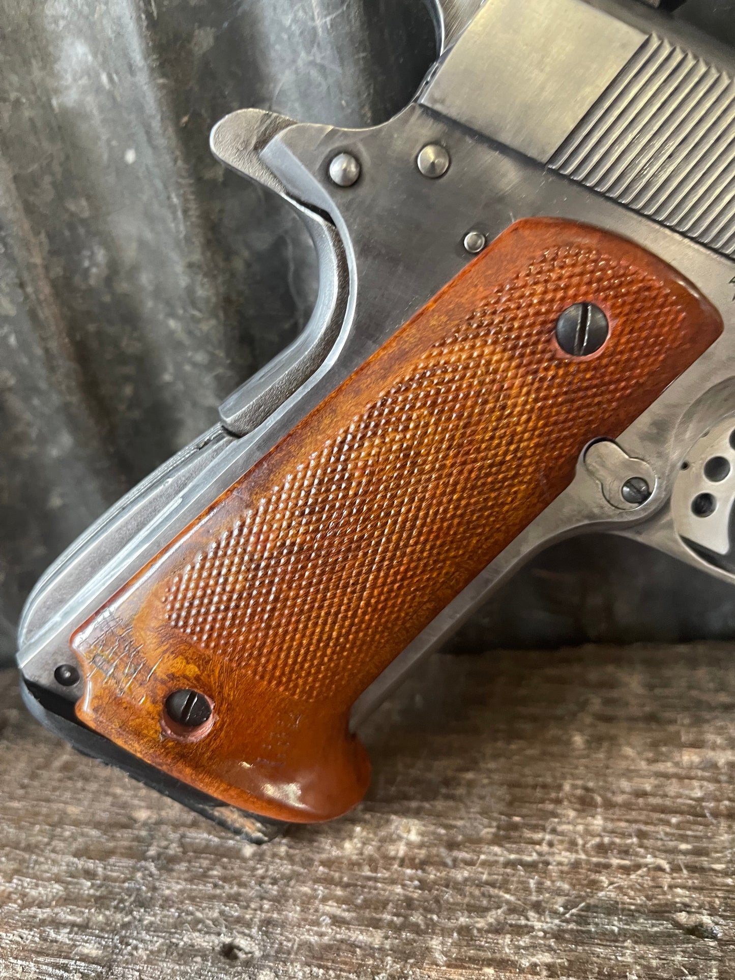 Custom Auto-Ordnance / Thompson 1911 .45 ACP – Stainless – Wilson Combat Sight