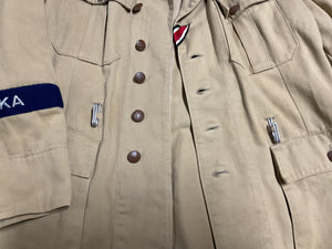 WWII REPRO German Afrika Korps Tropical Heer Tunic