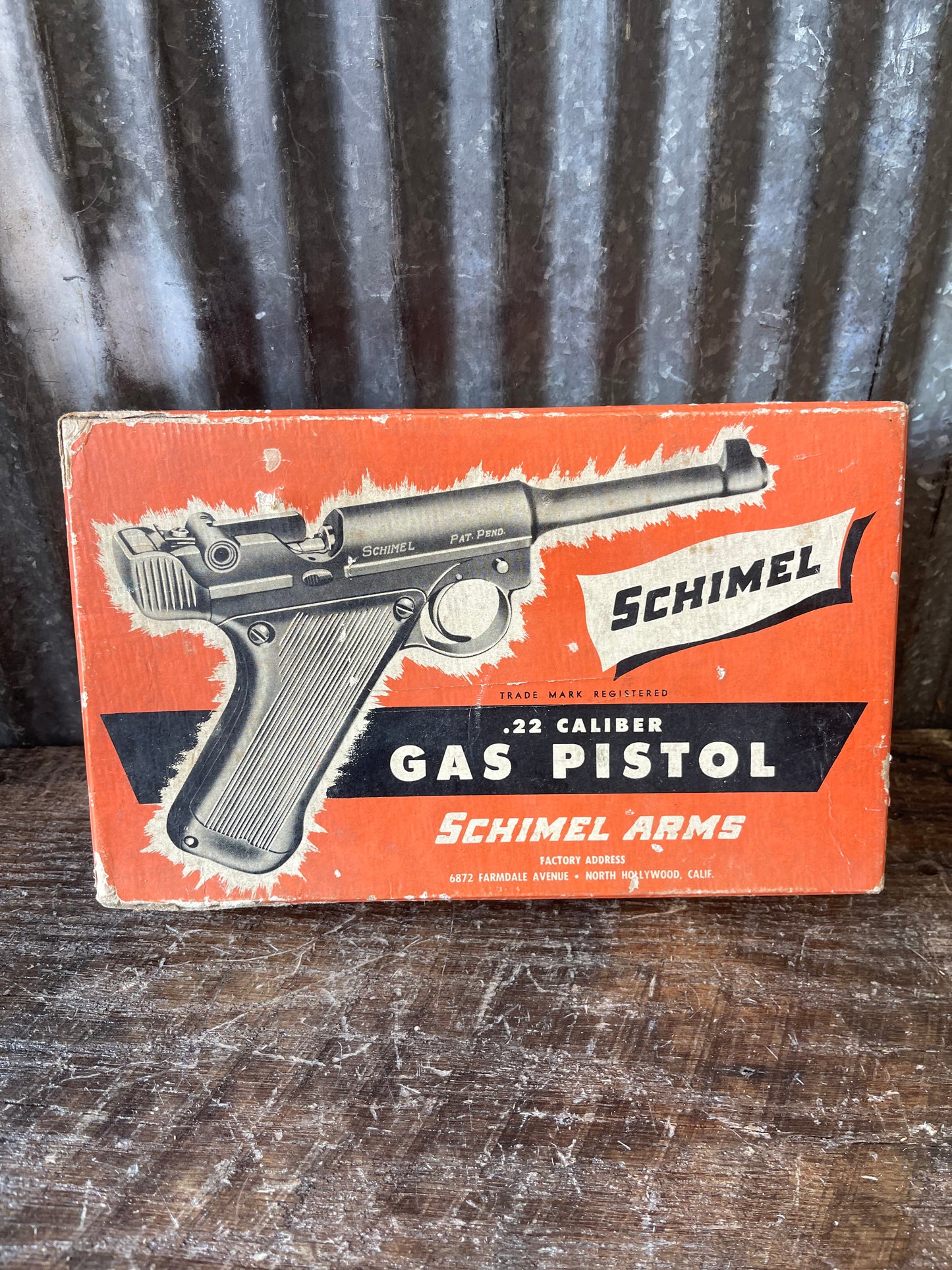 Schimel Model P22 .22 Caliber Gas Pistol w/ Original Box & Paperwork (Purchased 1952)