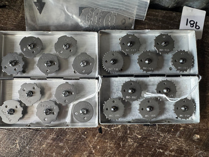 WWII U.S. Army Signal Corps BX-37-A & BX-37-B IFF Keying Disc Sets