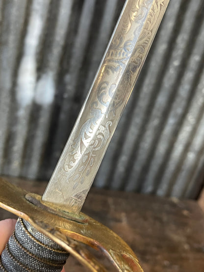 U.S. Model 1872 Cavalry Officer’s Saber – Indian Wars Era – J.H. Wilson, Philadelphia