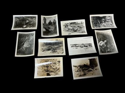 Original WWII Battlefield Photo Group (A)