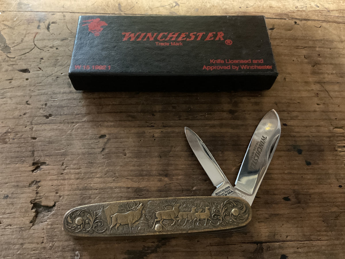 Winchester Model 1895 Two-Blade Pocket Knife with Original Box