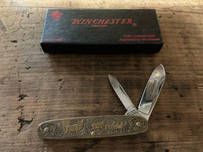 Winchester Model 1895 Two-Blade Pocket Knife with Original Box