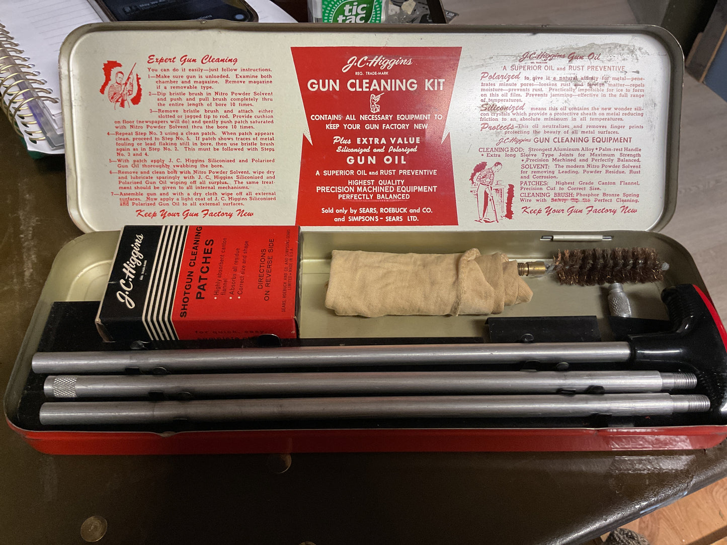 Vintage Shotgun Cleaning Kit