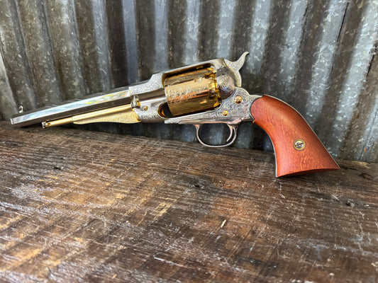 ASM Reproduction 1858 Remington Silver & Gold