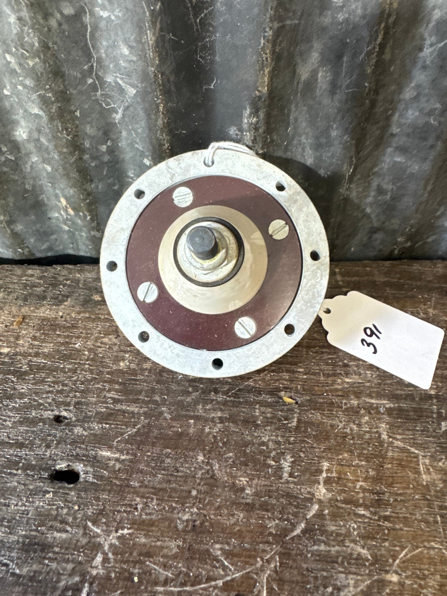 WWII U.S. Military Ceramic Feed-Through RF Insulator / Antenna Bulkhead Connector