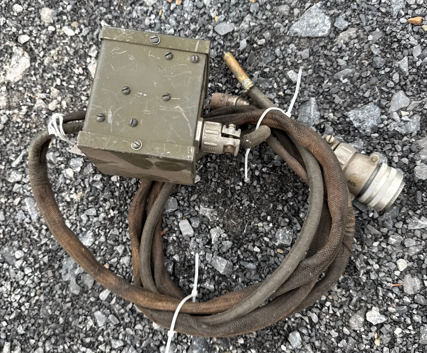 WWII Military Reference Voltage Cable Assembly
