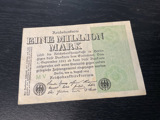 German 1 Million Mark Banknote 1923