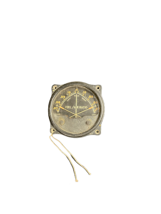 WWII Aircraft Fuel/Air Ratio Gauge by Charles Engelhard, Inc.