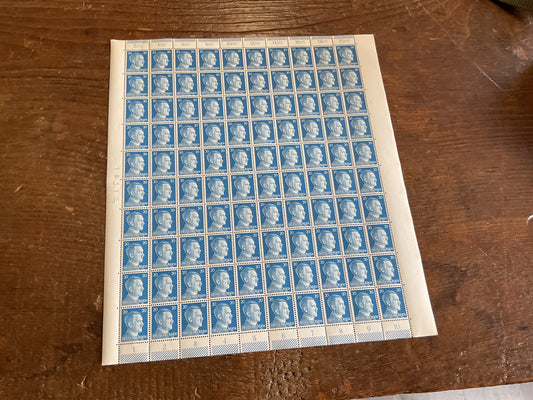 German Postage Stamps “blue 20”