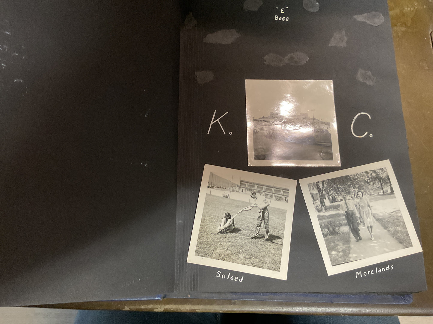 WWII Vintage US Naval Air Station Scrapbook