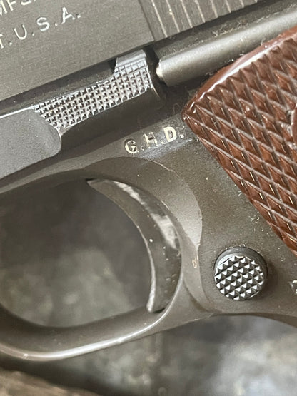 1942 Colt M1911A1 U.S. Army .45 ACP – WWII British Lend-Lease – British Proofed – 3 WWII Magazines