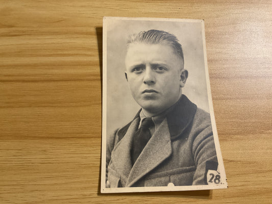 Original WWII-era German Portrait Photo Postcard-Identified “Michel”