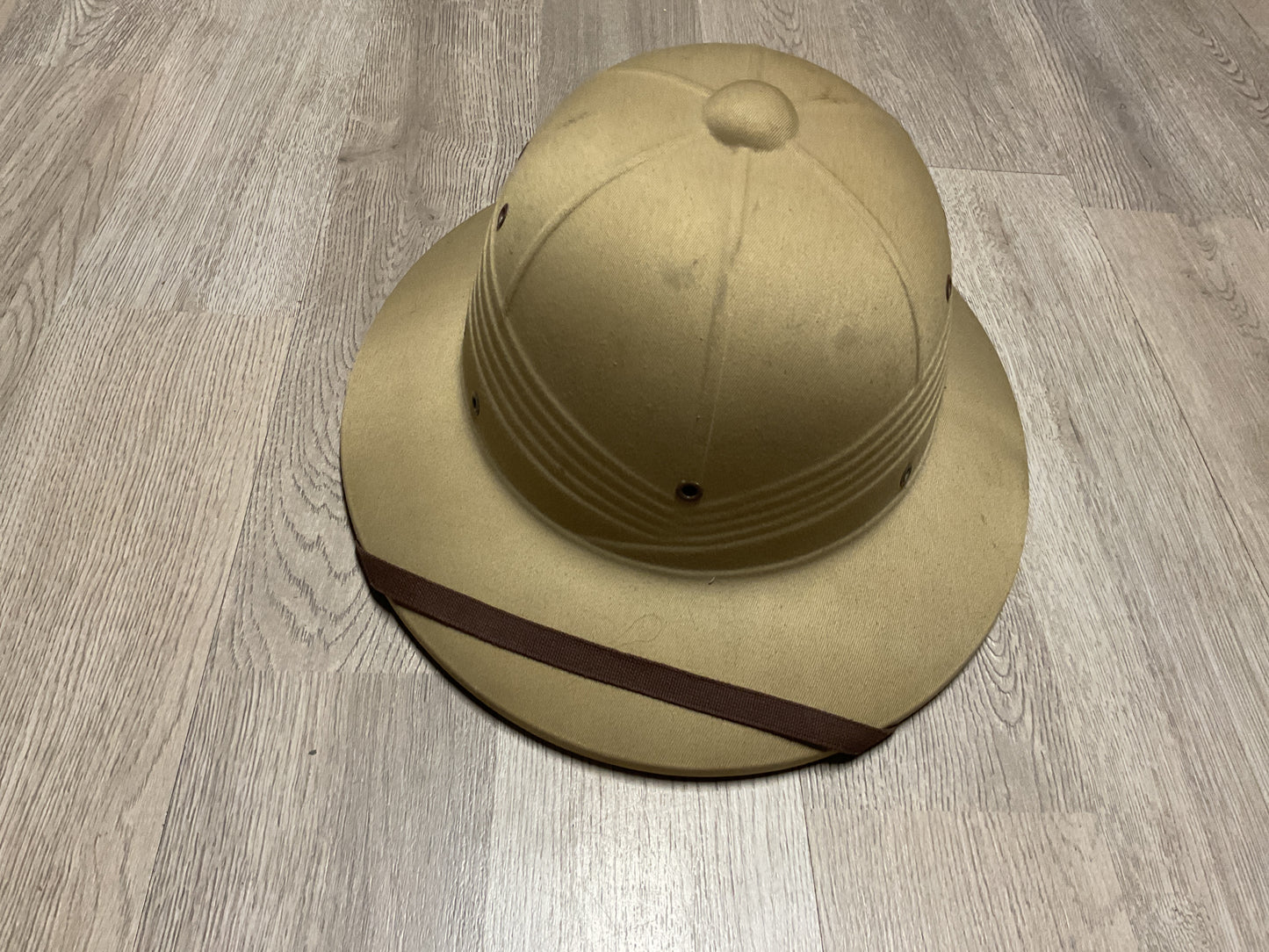 Original U.S. Military International Hat Co. Pressed Fiber Sun Helmet-Dec.31, 1948