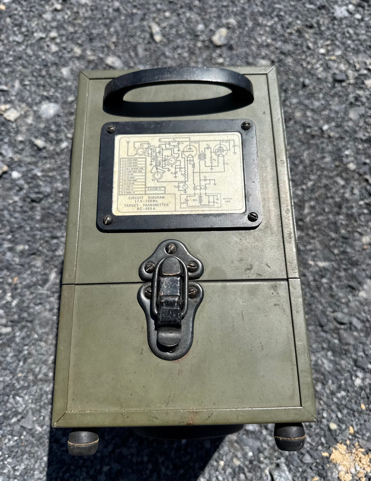 WWII-era U.S. Army Signal Corps Radio Transmitter BC-655-A