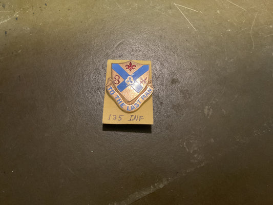 Crest DUI 135th Infantry 34th Infantry. Division