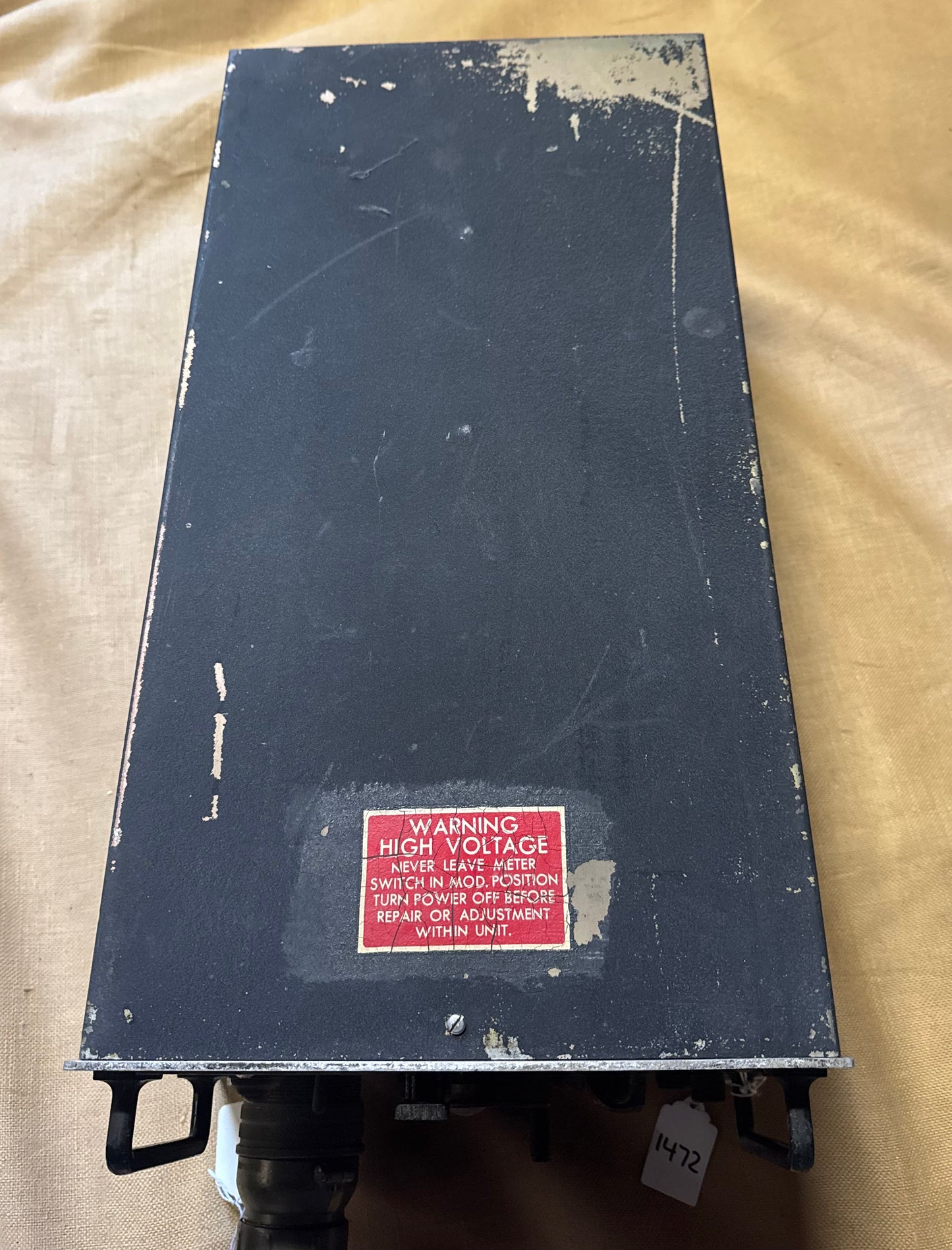 WWII T-39/APQ-9 Radar Transmitter Tuning Unit