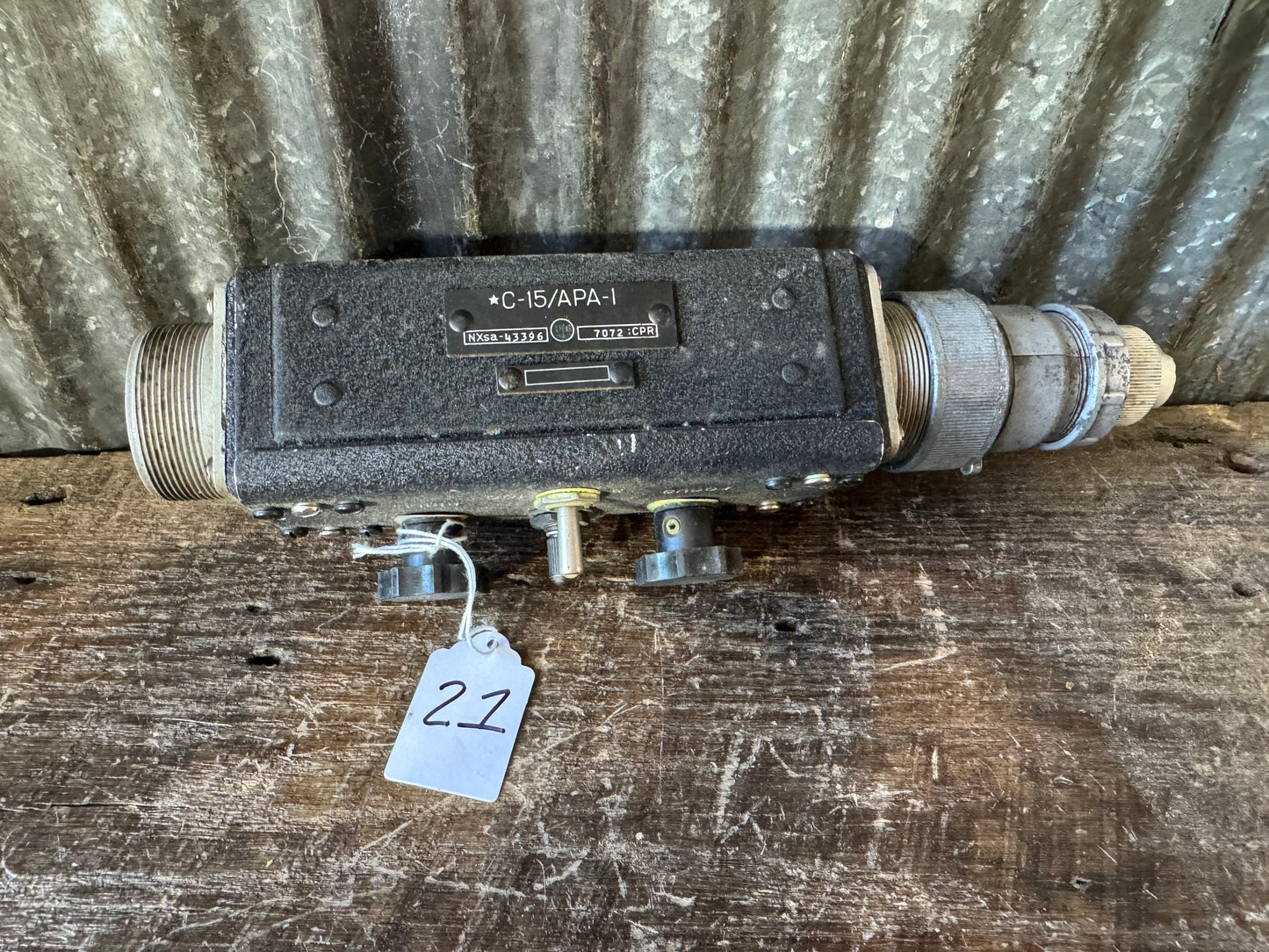WWII U.S. Navy C-15/APA-1 Radar Indicator Control Unit