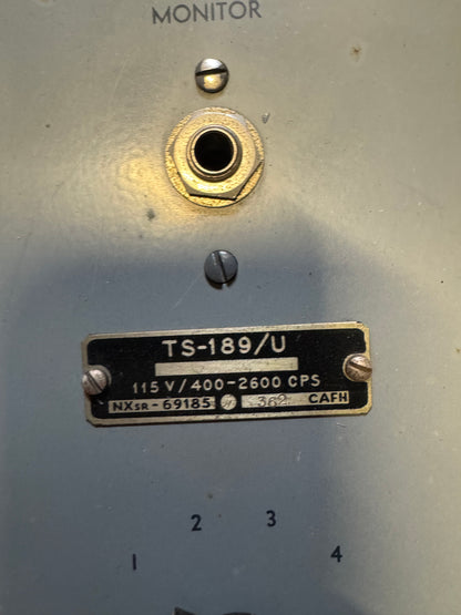 U.S. Signal Corps TS-189/U Radar Test Set / Pulse Generator