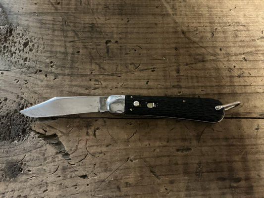 Vintage Schrade-Walden Automatic Switchblade Knife Pair-Walden, NY, USA-Matching Push Button Automatics