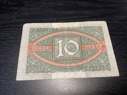 German 10 Mark Banknote