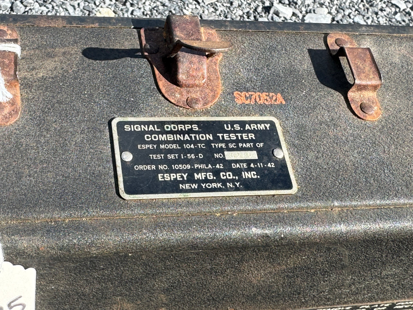 WWII U.S. Army Signal Corps Combination Tester