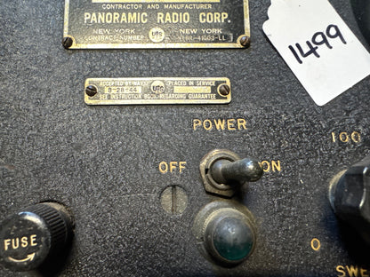WWII Navy Bureau of Ships Model RCX Panoramic Radio Adaptor