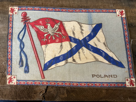 WWI Tobacco Felt Flag (approx 11x8)