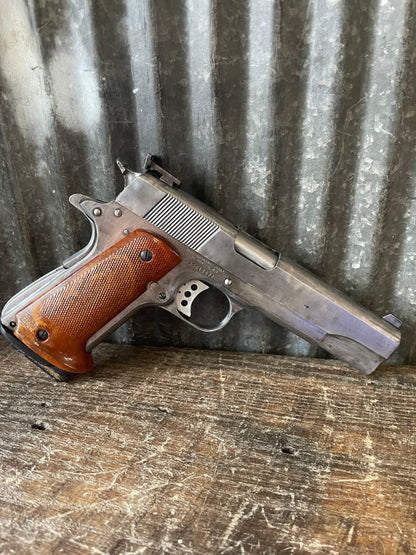 Custom Auto-Ordnance / Thompson 1911 .45 ACP – Stainless – Wilson Combat Sight