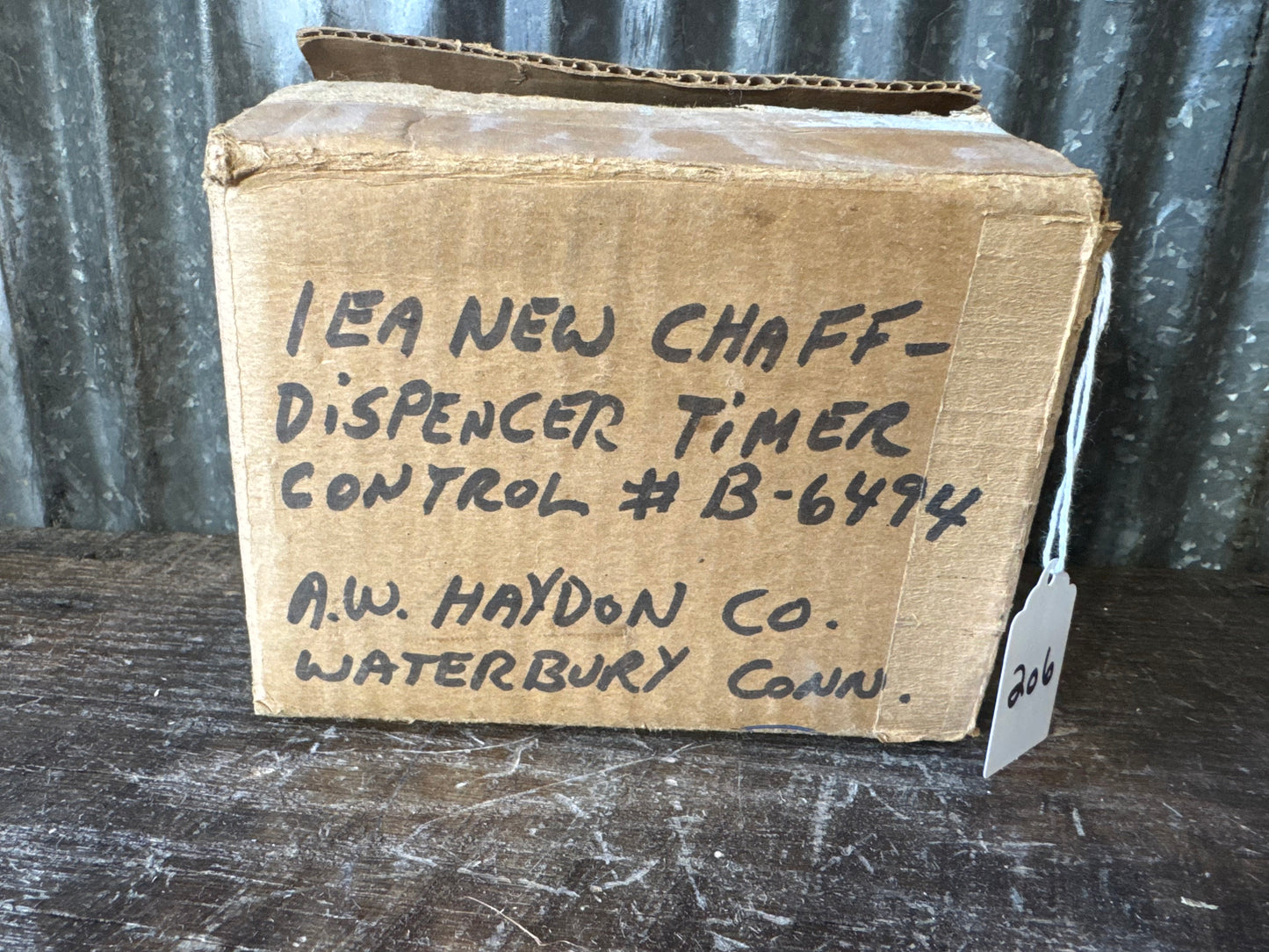 A.W. Haydon Co. Chaff Dispenser Timer Control B-6494 – Original Box