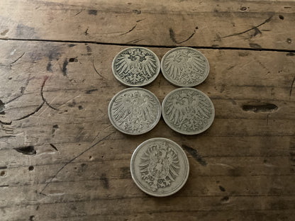 Original German Coin Collection-Imperial Germany, Weimar Republic, Third Reich, & Postwar-era