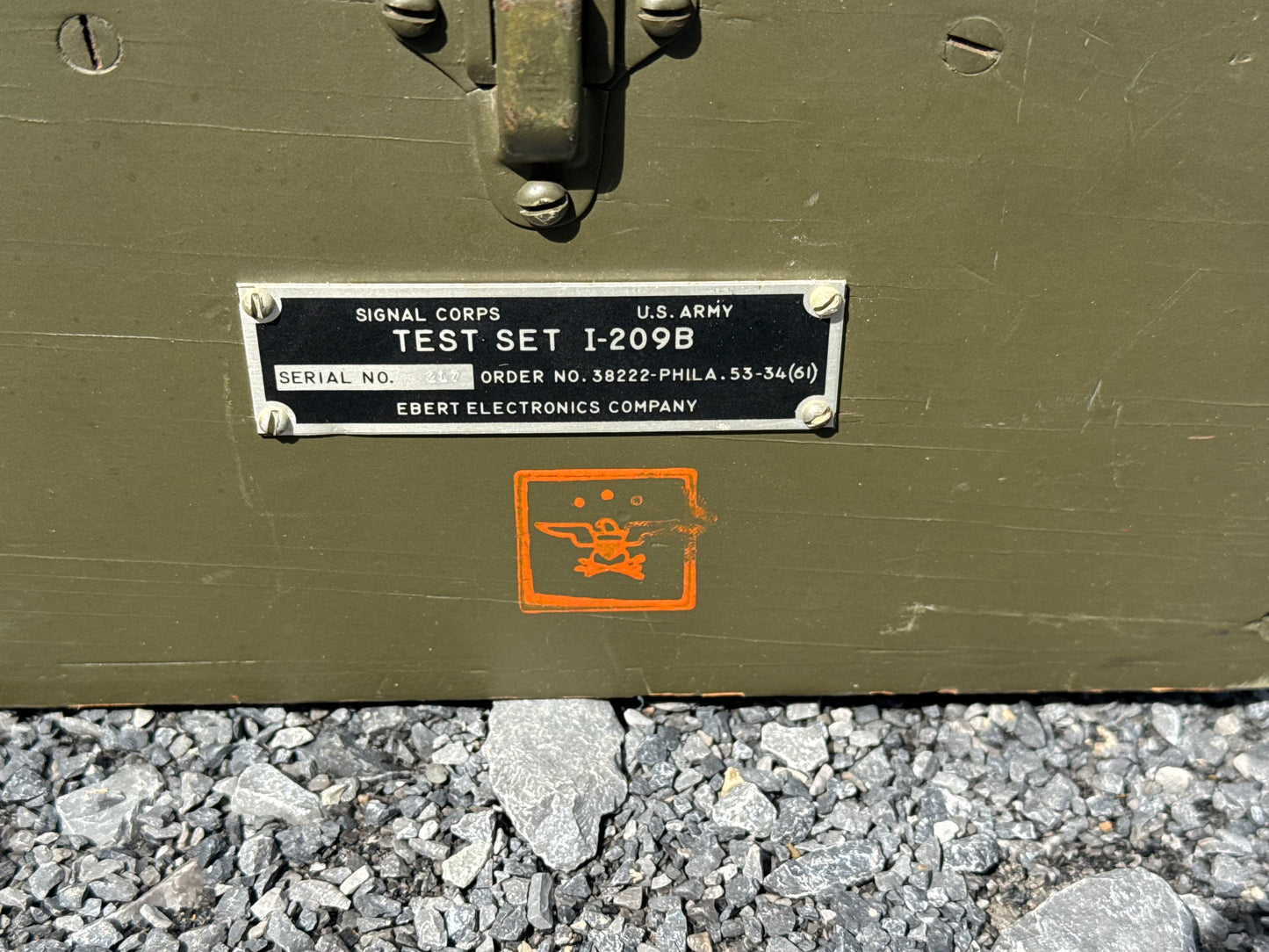 Signal Corps Test Set I-209B Frequency Meter