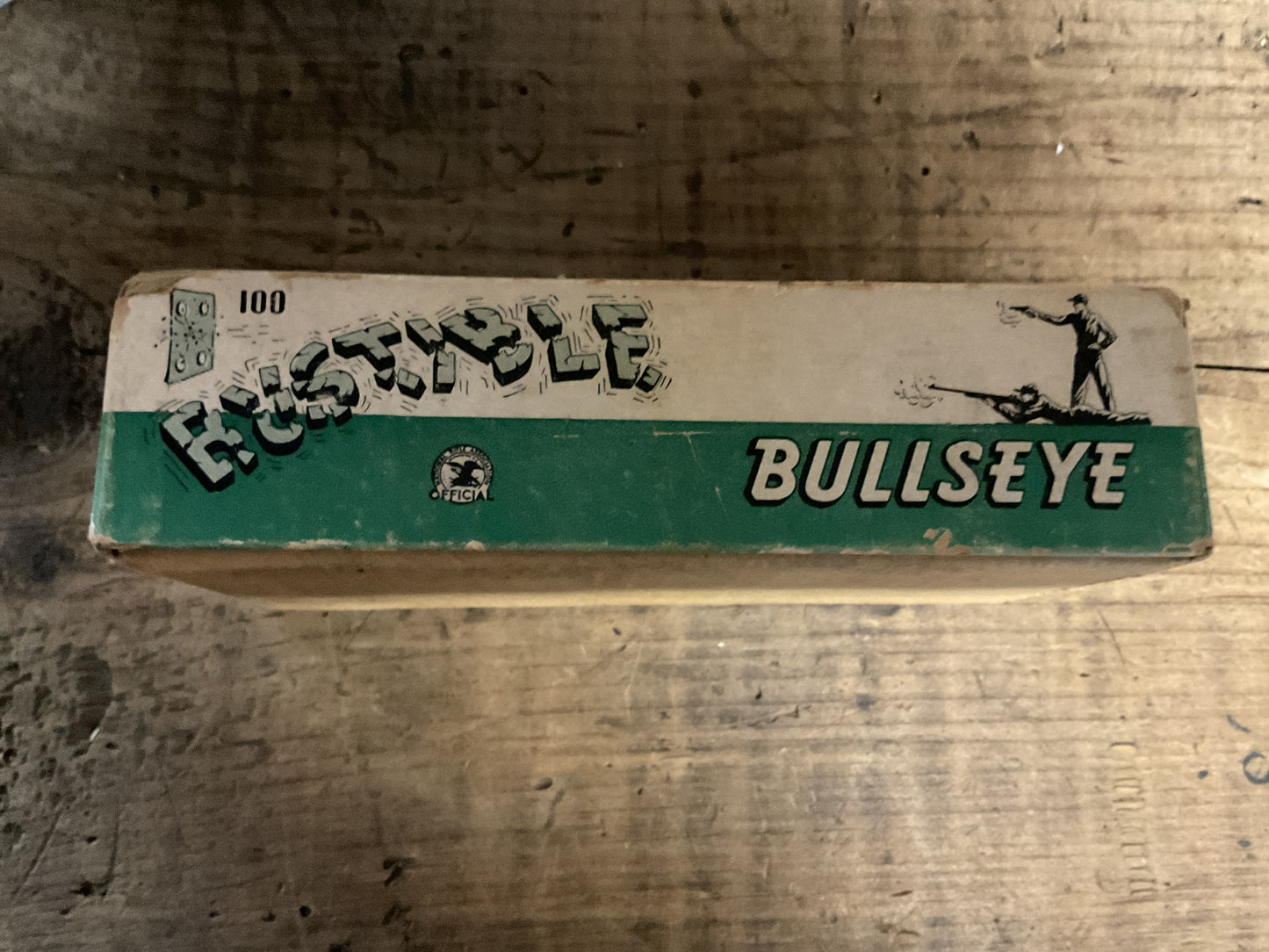 Rare! Vintage Rustible “Bullseye”-NRA Self-Hanging/Sure-Breaking Targets-Box of 90.