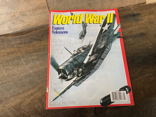 WORLD WAR II MAGAZINE. MARCH 1993