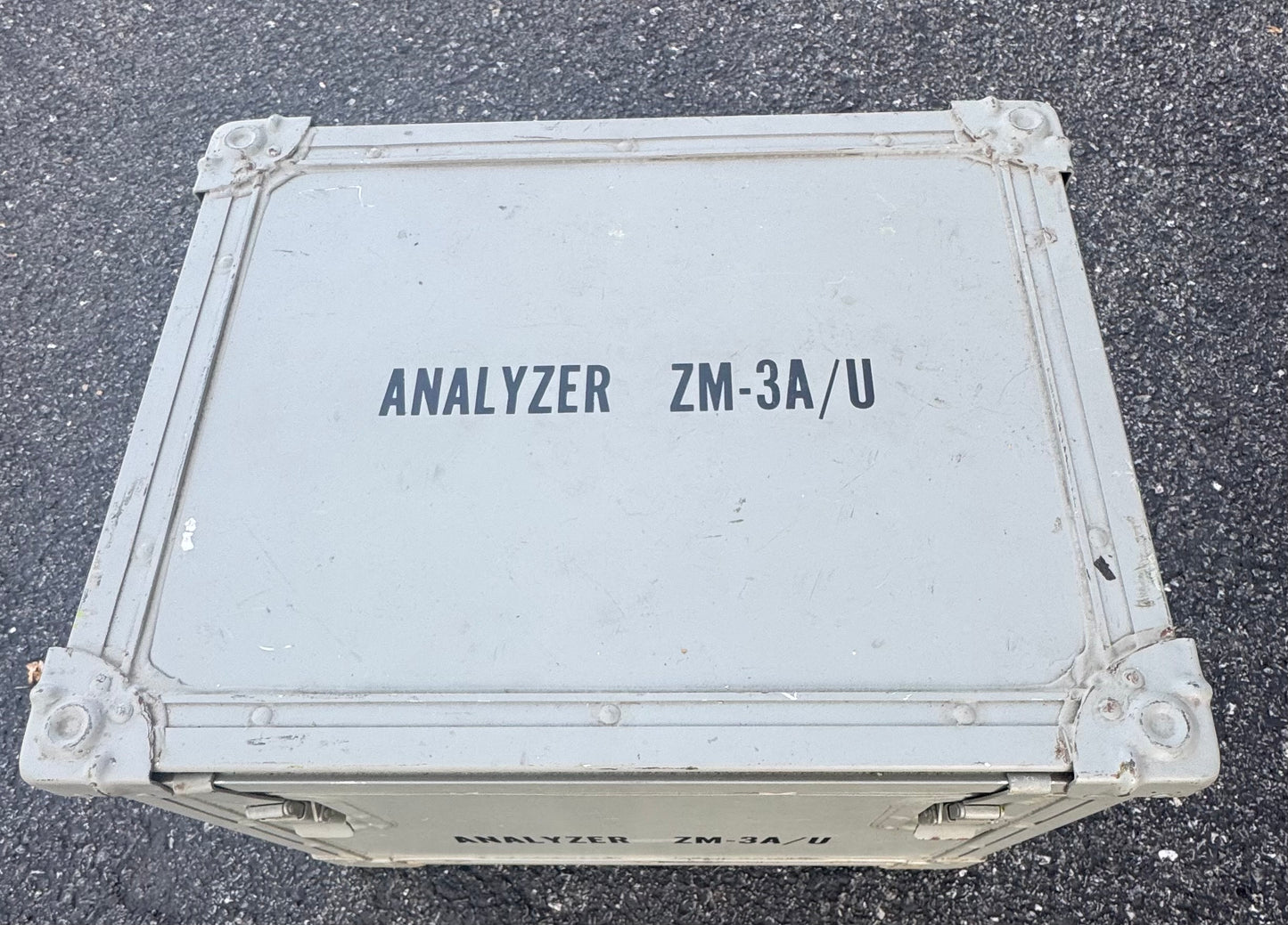 Vintage Military Capacitor Analyzer ZM-3A/U in Transit Case w/ Manual