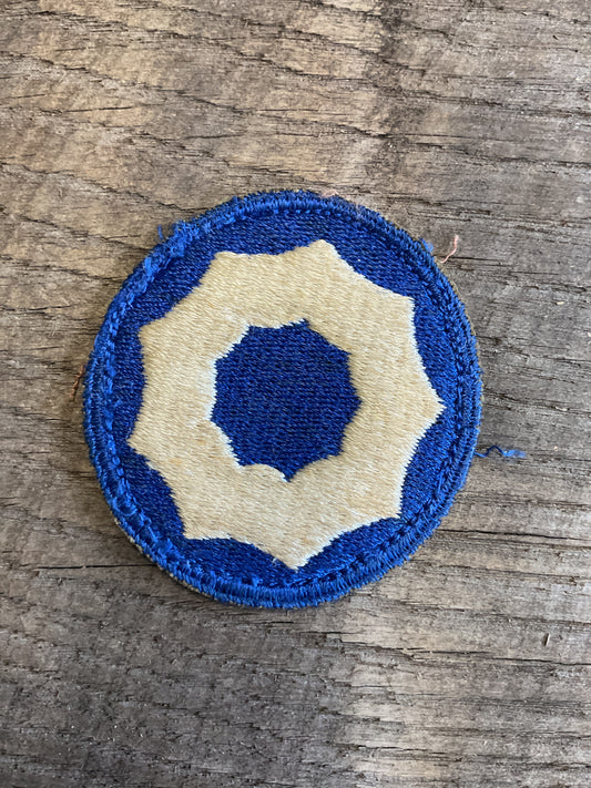 WWII U.S. Army 9th Service Command Patch