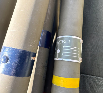U.S. Military AN/TPX-1 Radar Antenna System Mast Kit w/ Canvas Roll