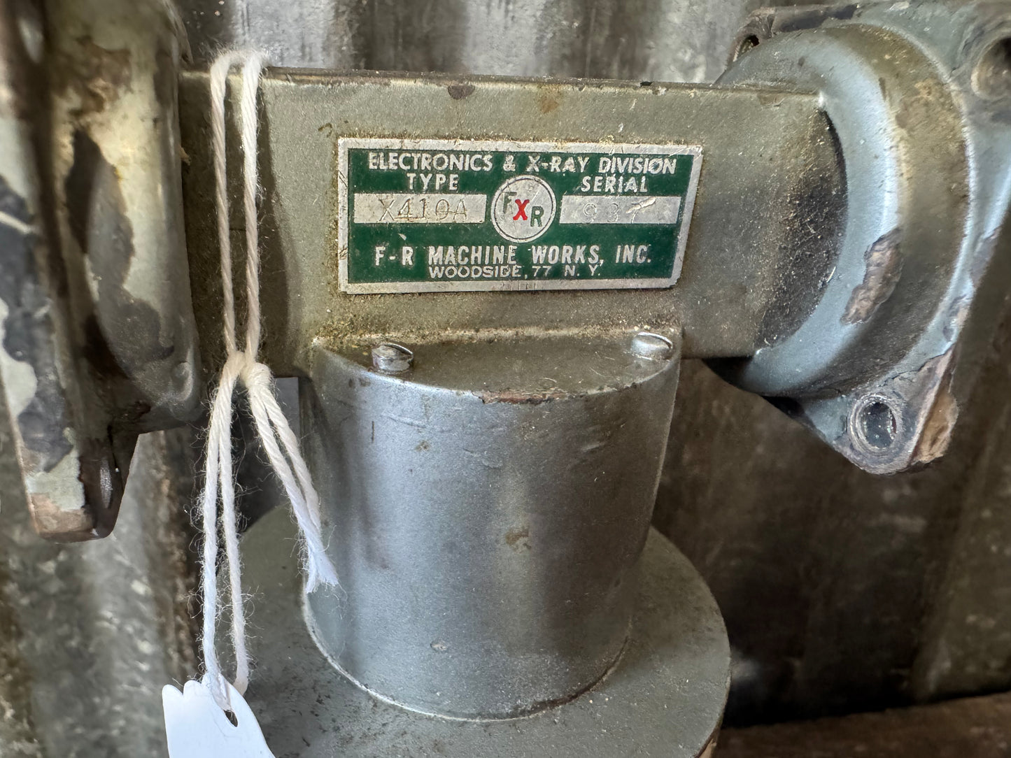 F-R Machine Works X410A Electronics & X-Ray Division Precision Assembly