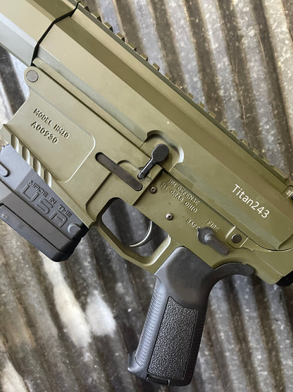 HM Defense HM10 Titan Semi-Automatic Rifle – .243 Winchester – OD Green