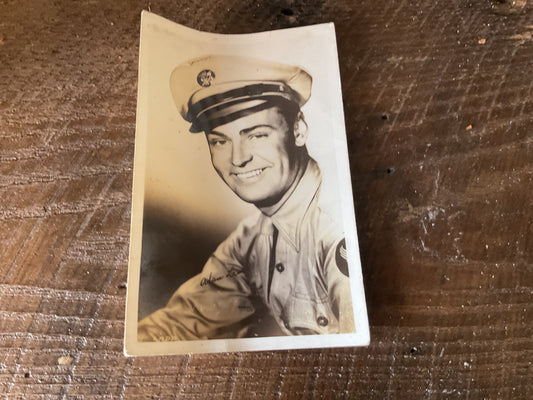 Alan Ladd Real Photo Postcard